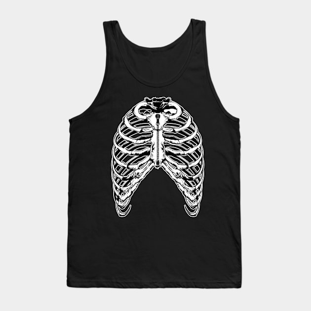 rib cage Tank Top by Up_Design